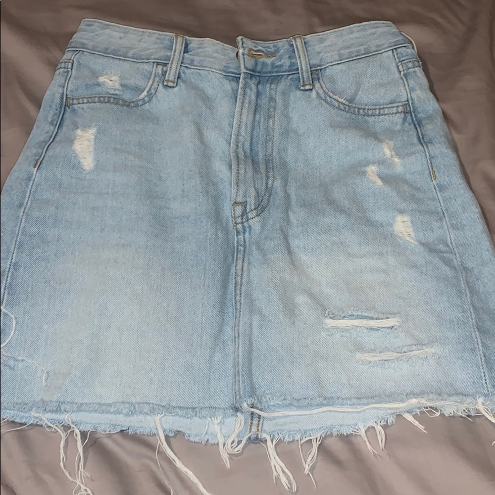 High raise skirt